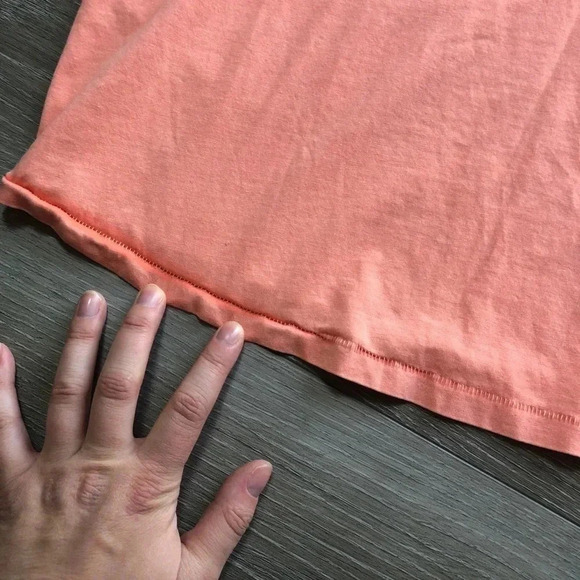 Lane Bryant Crop Crew Neck Washed Tee Desert Flower Short Sleeve Shirt Size XL - Picture 11 of 13